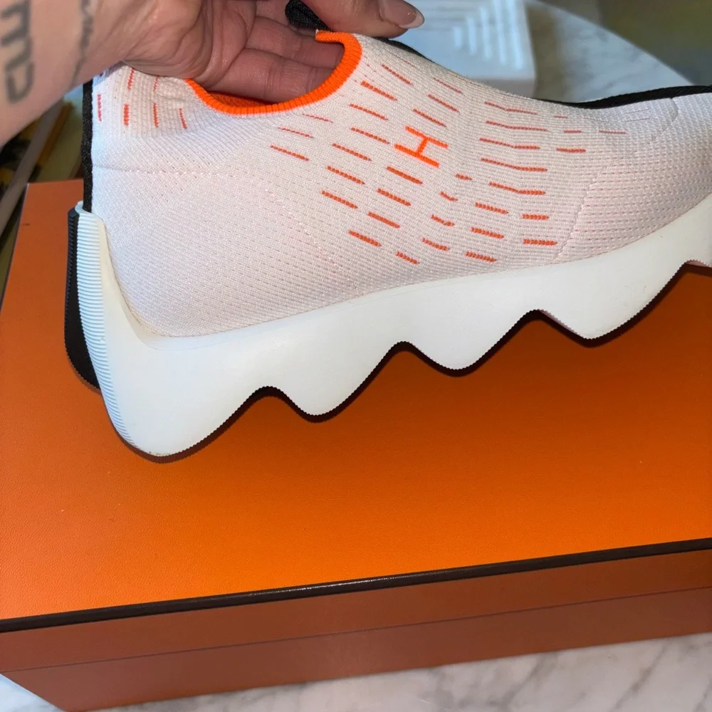 Hermes Eclair Maille Slip On Sneaker - Picture 12 of 16